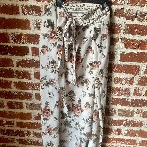 Max Studio Floral Wrap Skirt - Picture 5 of 6